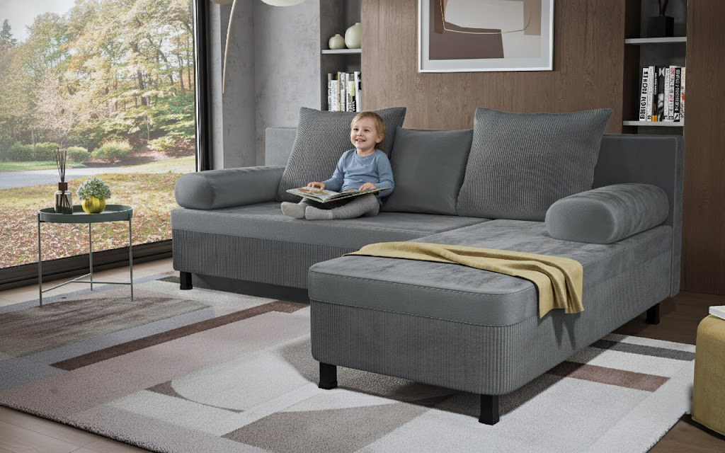 Coltar extensibil Delano, gri  3